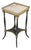 Antique Napoleon III Altana Table in Ebony Wood and Gilded Metal, France For Sale