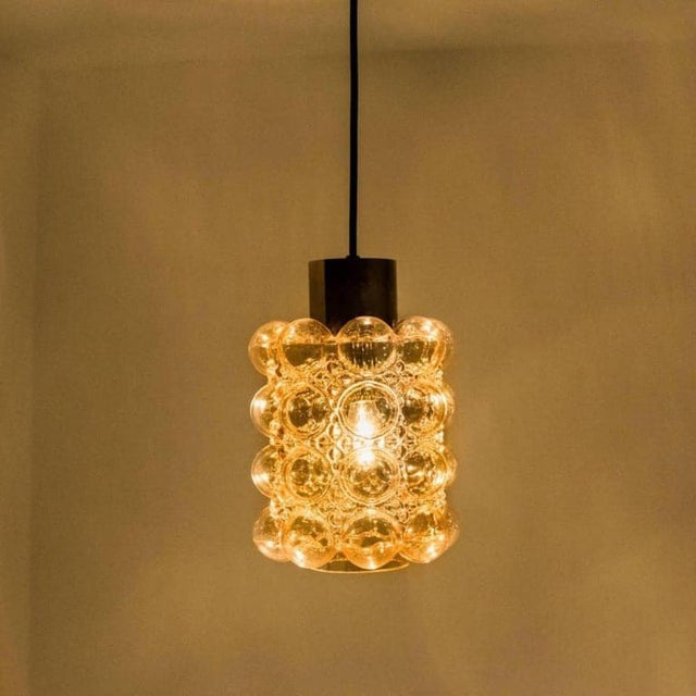 Gold Glass Pendant by Helena Tynell for Glashütte Limburg, 1960s For Sale - Image 8 of 9