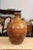 Italian 17th Century Italian Terracotta Olive Oil Jar with Yellow Glazed Spiraling Décor For Sale - Image 3 of 13