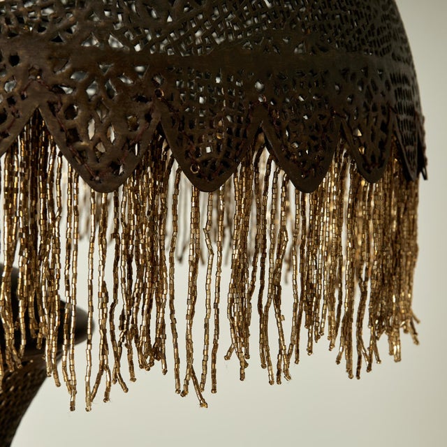 Brass Antique Moroccan Brass Floor Lamp For Sale - Image 8 of 8