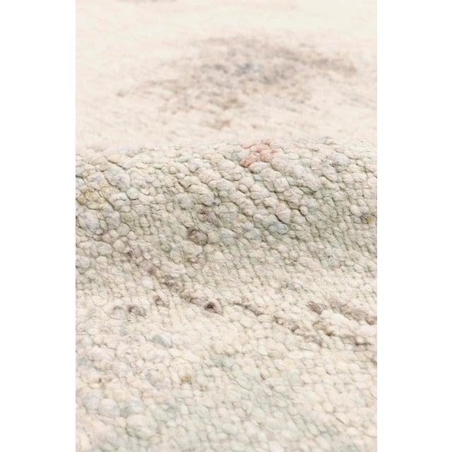 Pasargad Home Oushak Hand-Knotted Wool Beige Area Rug- 9' 3'' X 12' 0'' For Sale - Image 4 of 6