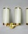 Bauhaus Minimalist Wall Lights in Brass and Glass Cylinder, 1930s, Set of 2 For Sale - Image 6 of 18