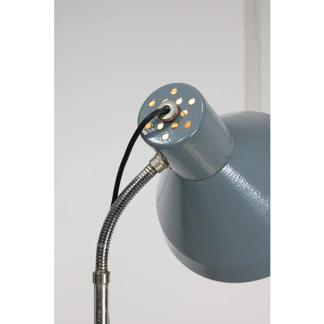 Vintage Industrial Adjustable Gooseneck Floor Lamp, 1970s For Sale - Image 11 of 17