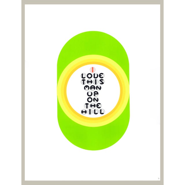 1969 Serigraph by Gerald Laing "D M T 42" Print 4 For Sale