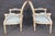 Set 10 French Louis XVI Style Parcel Gilt Dining Chairs. For Sale - Image 4 of 16