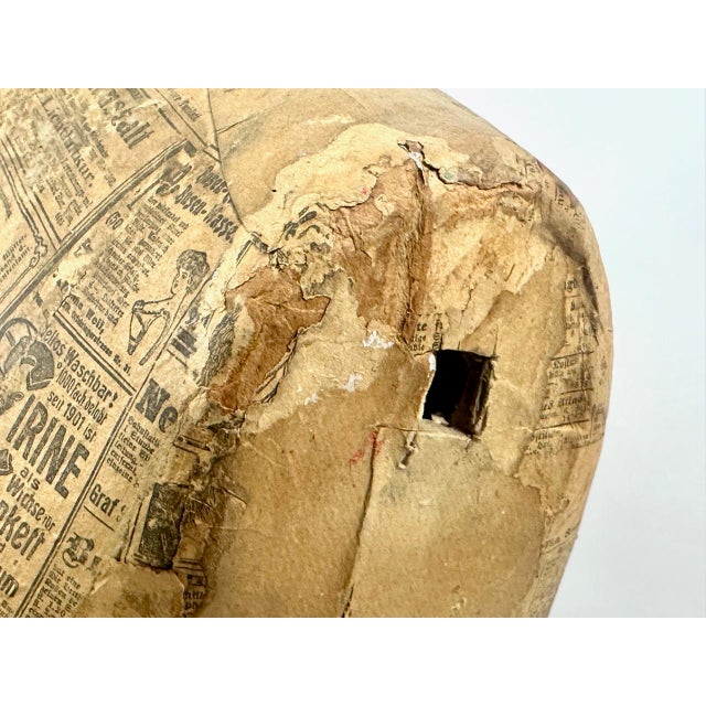 Brown Antique Tailor's Male Dummy Mannequin, 1900s For Sale - Image 8 of 16