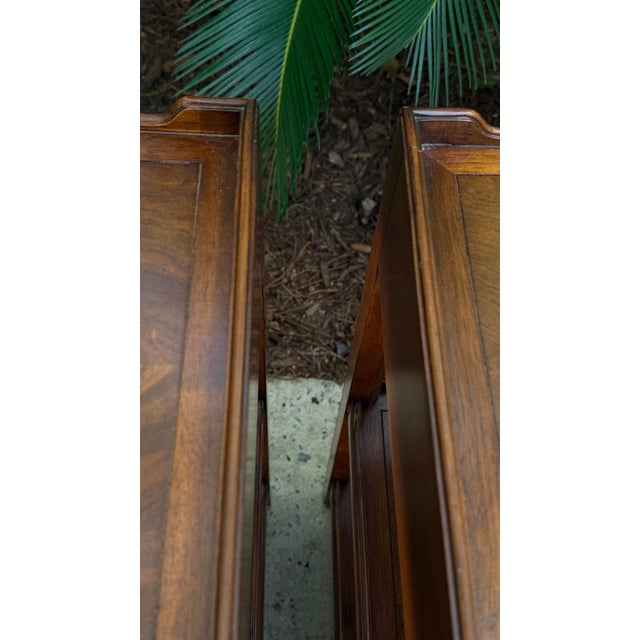 Sarreid Burled Walnut 3 Tiered End Tables For Sale - Image 10 of 10