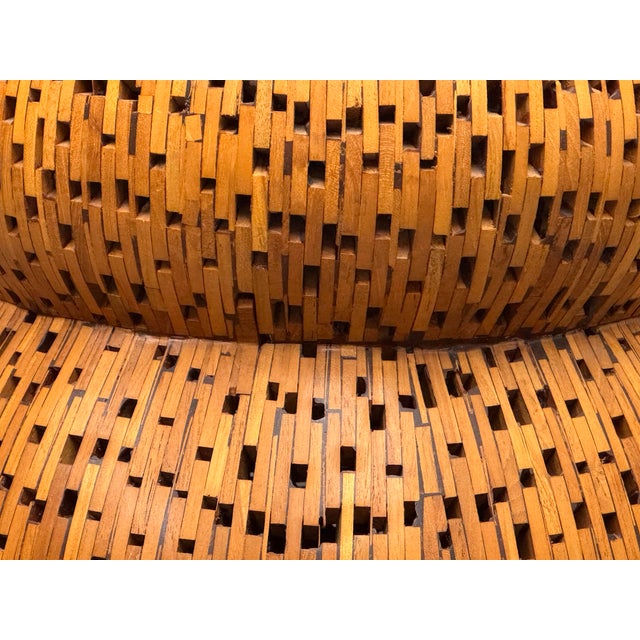 Wood The Portland Furniture the Mushroom Teak End Table For Sale - Image 7 of 12