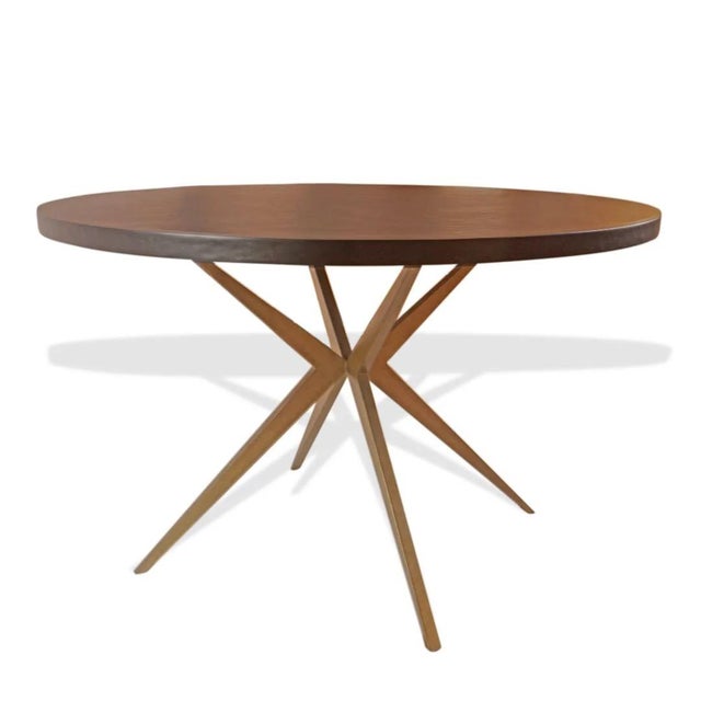 Mid-Century Modern Atlantis Dining Table From Mr Brown London For Sale - Image 3 of 7