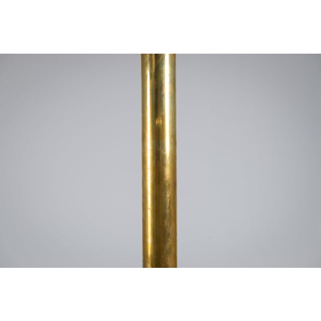 Gold Brass Luminator Floor Lamp by Marcello Piacentini, 1950s For Sale - Image 8 of 12