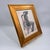 Blue Signed Seated Nude Figure Drawing Charcoal Colored Pencil Gilt Frame For Sale - Image 8 of 12