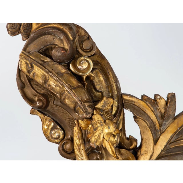 Gold Gilded Fragment Rooster Sculpture For Sale - Image 8 of 12