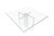 Postmodern PostModern Attributed to Jeffrey Bigelow 1990s Square Beveled Glass Dining Table With Lucite Base For Sale - Image 3 of 8