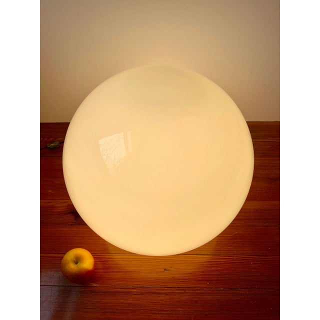 1960s Modern White Globe Lamp by Paul Mayen for Habitat For Sale - Image 10 of 11