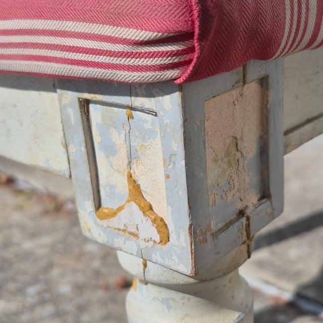 Circa 1960s Gustavian Swedish Painted Oval Back Dining Chairs for Restoration - Set of 6 For Sale - Image 11 of 14