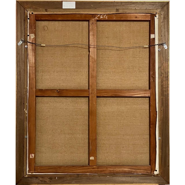 Tony Agostini, Large Modernist Colorful Atelier French Expressionist Oil Painting Tony Agostini, 1958 For Sale - Image 10 of 18