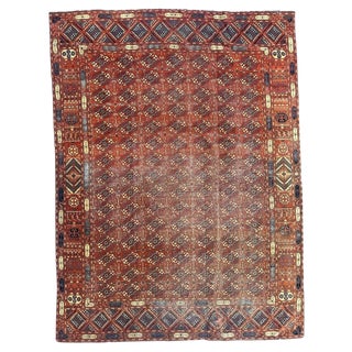 Large Turkish DistressedSparta Rug Bokhara Design, 1920s For Sale