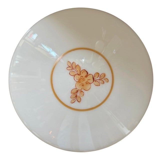 American Antique Leaf and Flower Motif Flushmounts Light Fixtures - a Pair For Sale - Image 3 of 7