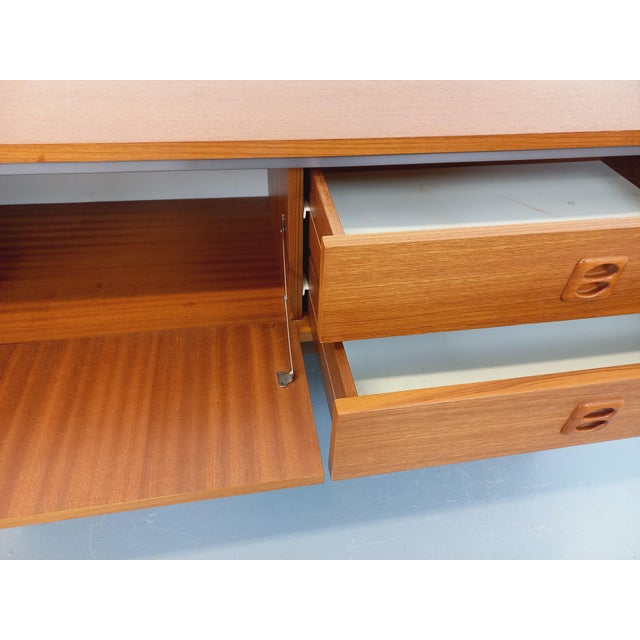 Small Vintage Scandinavian Teak Sideboard, 1960s For Sale - Image 14 of 15
