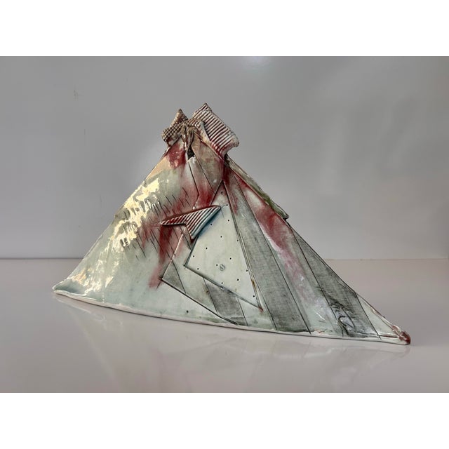 Vintage Studio Pottery Modernist Sculpture, Signed by Artist For Sale - Image 12 of 12