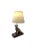 Wood Late 20th Century Figural Golden Retriever Dog Table Lamp, Metal on Wood Base With Shade, 21.5"h For Sale - Image 7 of 12