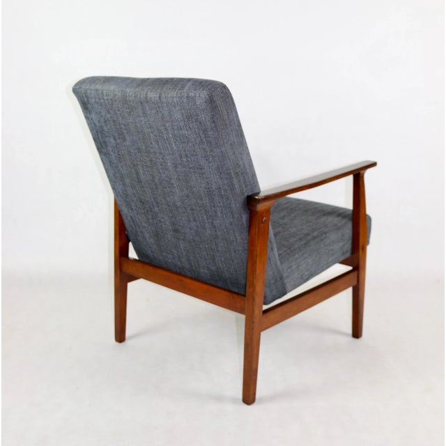 Vintage Black Club Armchair, 1970s For Sale - Image 10 of 13