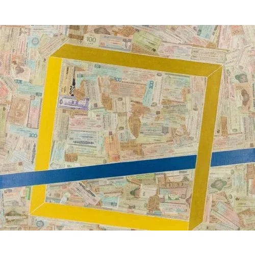Mario Padovan, Composition, Mixed Media, 1970s For Sale - Image 6 of 6