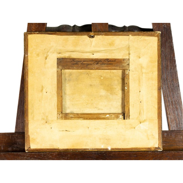 A Romanticism Period painting depicts a beautiful household nestled along a scenic Roman provincial road, Via Appia, a few...