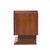 Mid 20th Century United Mid Century Walnut Tiki Brutalist Nightstands - Pair For Sale - Image 5 of 10