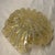 1950s Midcentury Italian Murano Champagne Art Glass Clamshell Dish With Gold Flecks For Sale - Image 5 of 5