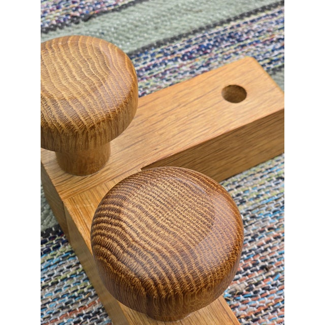 3-Hook Coat Rack by Guillerme and Chambron, 1970s For Sale - Image 10 of 12