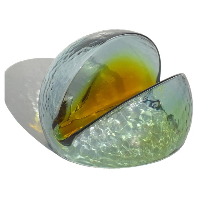 Italian Glass Sculpture by Toni Zuccheri for Veart Murano, 1970s For Sale