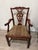 1970s Vintage Baker Furniture Mahogany Dining Chairs With Leopard Print Seats – Set of 4 For Sale - Image 5 of 9