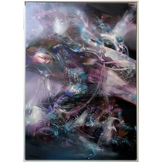 Ovidiu Kloska, The Light That Remembers Everything, Framed Mixed on Canvas For Sale