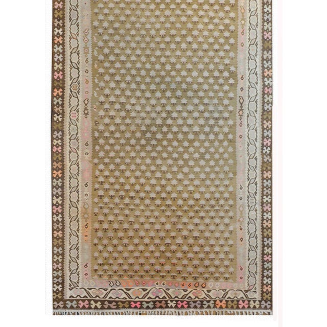 Vintage Kurdish Kilim Runner For Sale - Image 4 of 12