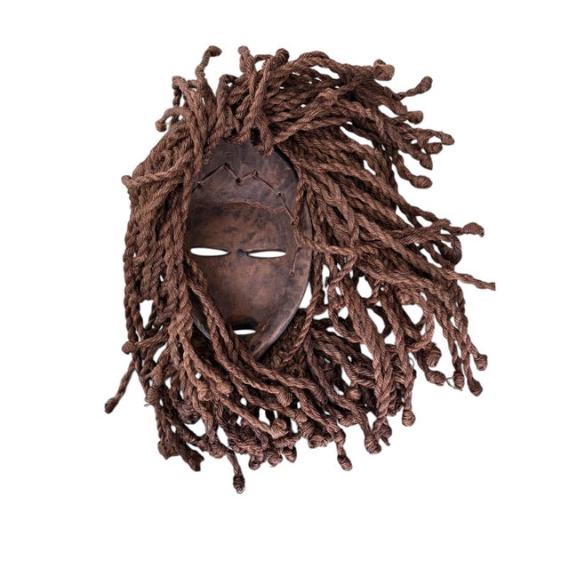 Superb Vintage African I .Coast Dan Ceremonial Dance Mask 14" H For Sale In New York - Image 6 of 8