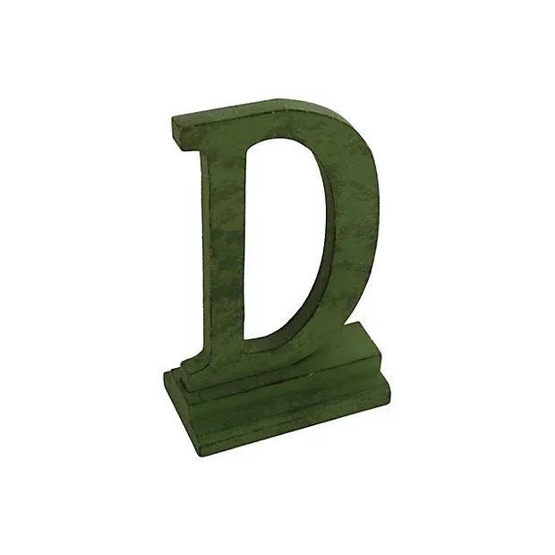 Shabby Chic Vintage Letter D For Sale - Image 3 of 3