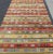Mid 20th Century Colorful Large Turkish Kilim Carpet With Striped Geometric Shapes Design For Sale - Image 4 of 12