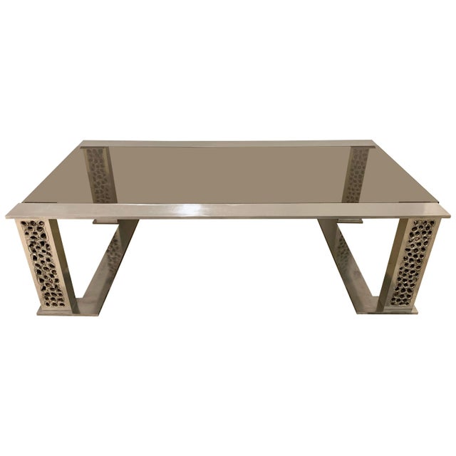 1970s Willy Luyckx Aluclair Belgian 1970s Sculptural Table For Sale - Image 13 of 13