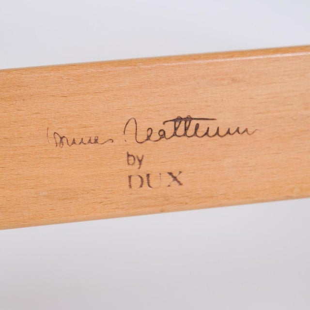 Model 69 Pernilla Chair in Striped Fabric by Bruno Mathsson for Dux, 1960s For Sale - Image 6 of 12