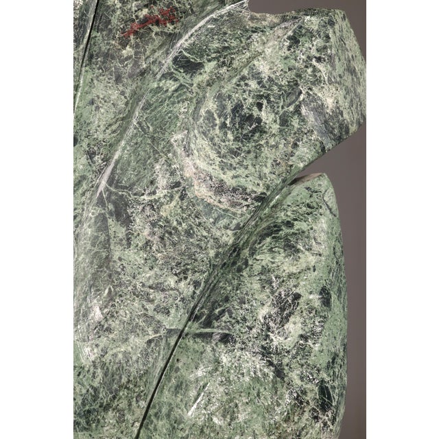 Armando Rosato, Green Carrara Marble Artwork, 1977 For Sale - Image 4 of 11