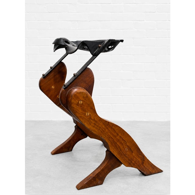 A remarkable one-of-a-kind studio chair dated 1972, that blurs the line between functional furniture and sculptural art....