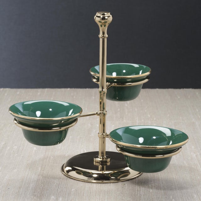 Contemporary Monte Napoleone 3-Tier Condiment Bowl Set For Sale - Image 3 of 4