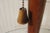 Brown Mid-Century Modern Modeline Style Walnut and Glass End Table Lamp For Sale - Image 8 of 13