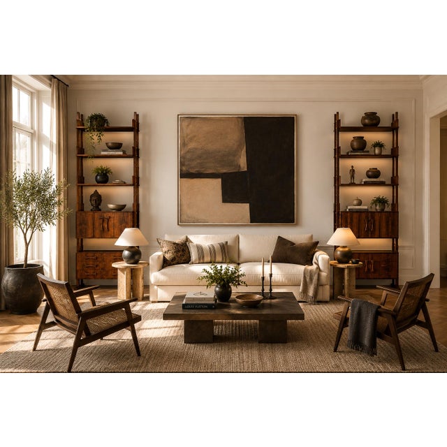 Mid-Century Modern Modular Brazilian Rosewood Shelving Units by Ernesto Hauner, Brazil, 1960s For Sale - Image 3 of 18