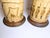 Wood Mid 20th Century Americana Revolutionary War Decoupage Cylinder Lamps - A Pair For Sale - Image 7 of 11