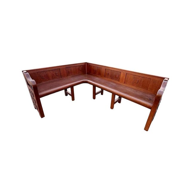 Corner Bench by Richard Riemerschmid, 1910s For Sale - Image 9 of 16