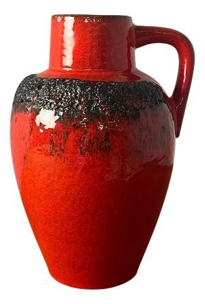 Red Fat Lava Model 223 Carafe from Kreutz Keramik
