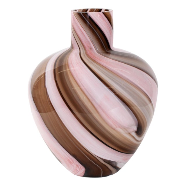 Neapolitain Glass Vase- Small For Sale