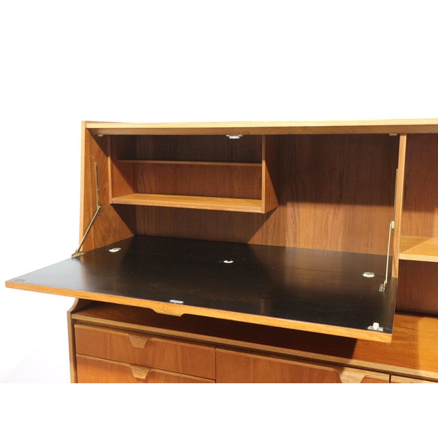 Mid Century Modern Vintage Teak Tall Credenza Sideboard by Austinsuite For Sale - Image 12 of 13